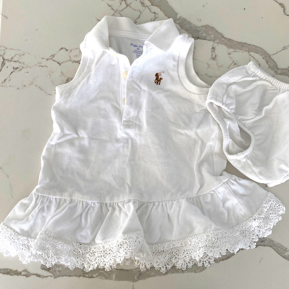 Ralph Lauren 6M White Dress